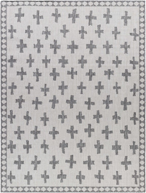 Kyna Gray Outdoor Area Rug - Clearance - Ornate Home