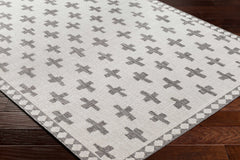 Kyna Gray Outdoor Area Rug - Clearance - Ornate Home