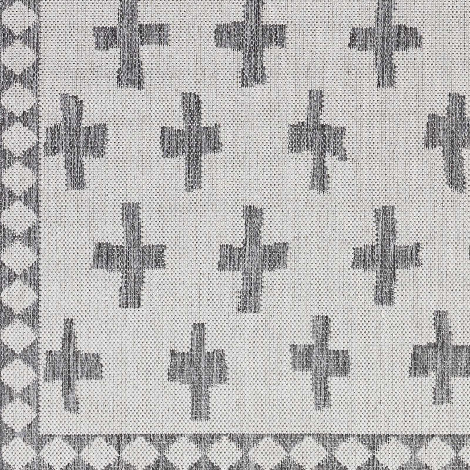 Kyna Gray Outdoor Area Rug - Clearance - Ornate Home