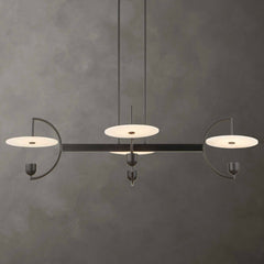 Kyoto Black 4 Light Linear LED Chandelier - Ornate Home