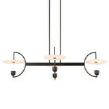 Kyoto Black 4 Light Linear LED Chandelier - Ornate Home