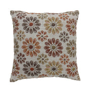 Kyra Orange/Multi 18x18 Throw Pillow - Ornate Home