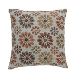 Kyra Orange/Multi 22x22 Throw Pillow - Ornate Home