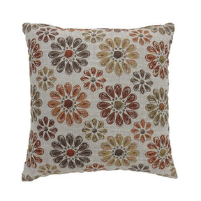 Kyra Orange/Multi 22x22 Throw Pillow - Ornate Home