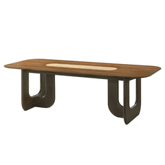 Kyree Walnut Dining Table - Ornate Home