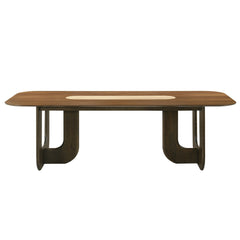Kyree Walnut Dining Table - Ornate Home