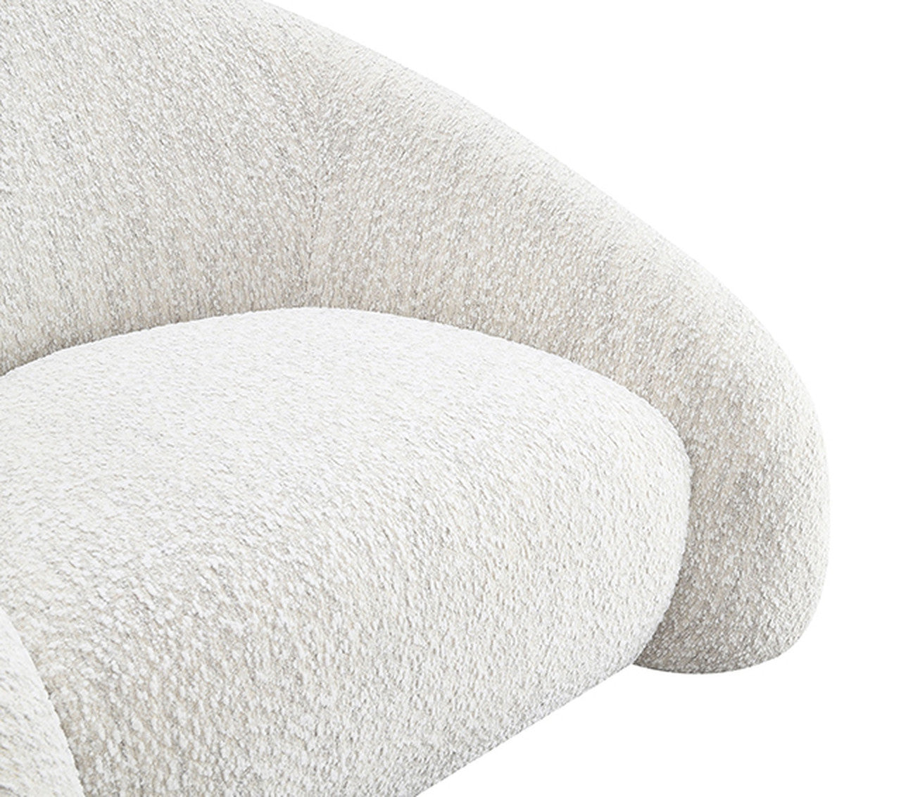 Kyria Beige Swivel Chair - Ornate Home