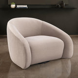 Kyria Brown Swivel Chair - Ornate Home