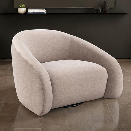 Kyria Brown Swivel Chair - Ornate Home