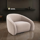 Kyria Brown Swivel Chair - Ornate Home