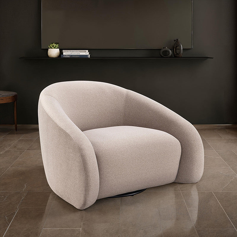 Kyria Brown Swivel Chair - Ornate Home