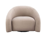 Kyria Brown Swivel Chair - Ornate Home