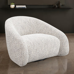 Kyria Light Brown Swivel Chair - Ornate Home