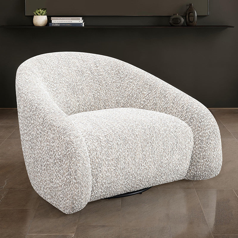 Kyria Light Brown Swivel Chair - Ornate Home