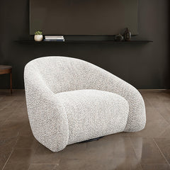 Kyria Light Brown Swivel Chair - Ornate Home