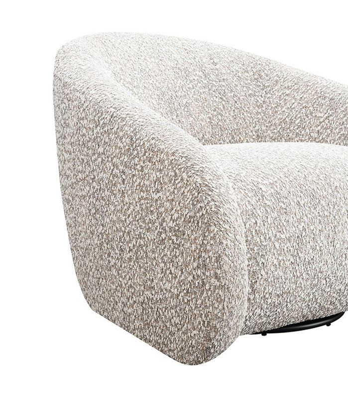 Kyria Light Brown Swivel Chair - Ornate Home