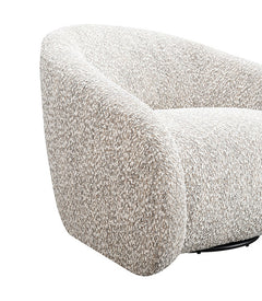 Kyria Light Brown Swivel Chair - Ornate Home