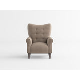 Kyrie Dark Gray Velvet Accent Chair - Ornate Home