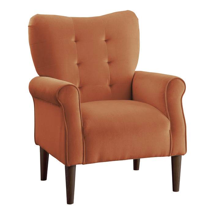 Kyrie Orange Accent Chair - Ornate Home