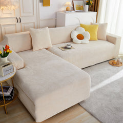 L Shape Couch Cover Stretch Soft Sectional Sofa Cover Furniture Protector Slipcover for Couch with 1pcs Free Pillowcases - Ornate Home