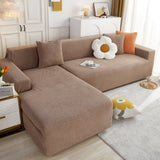 L Shape Couch Covers Stretch Slipcovers Furniture Protector with 1pcs Free Pillowcases - Ornate Home