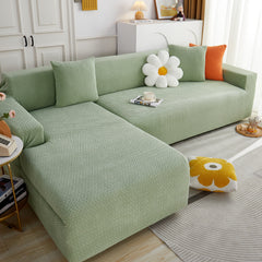 L Shape Couch Covers Stretch Slipcovers Furniture Protector with 1pcs Free Pillowcases - Ornate Home