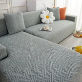 L Shape Sectional Sofa Cover Soft Stretch Furniture Protector Couch Slipcover with 1pcs Free Pillowcases - Ornate Home