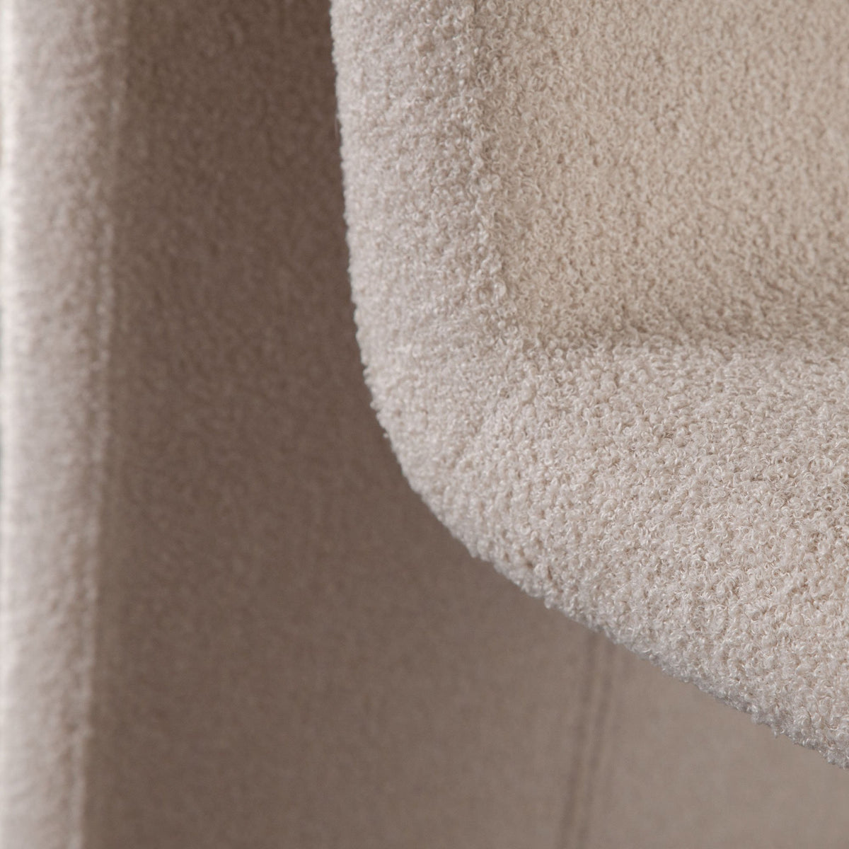 Lana Camel Looped Shearling Dining Chair - Ornate Home