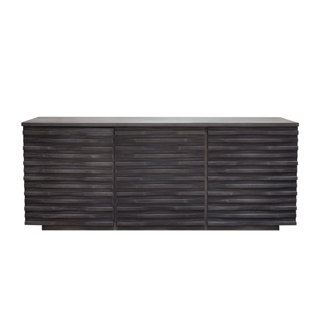 Landscape Espresso Grey Acacia Sideboard - Ornate Home
