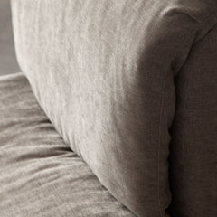 Leigh Dove Fabric Armless Chair - Ornate Home
