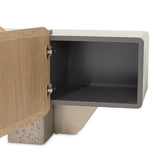 Bristol Point Saddle Brown Media Cabinet