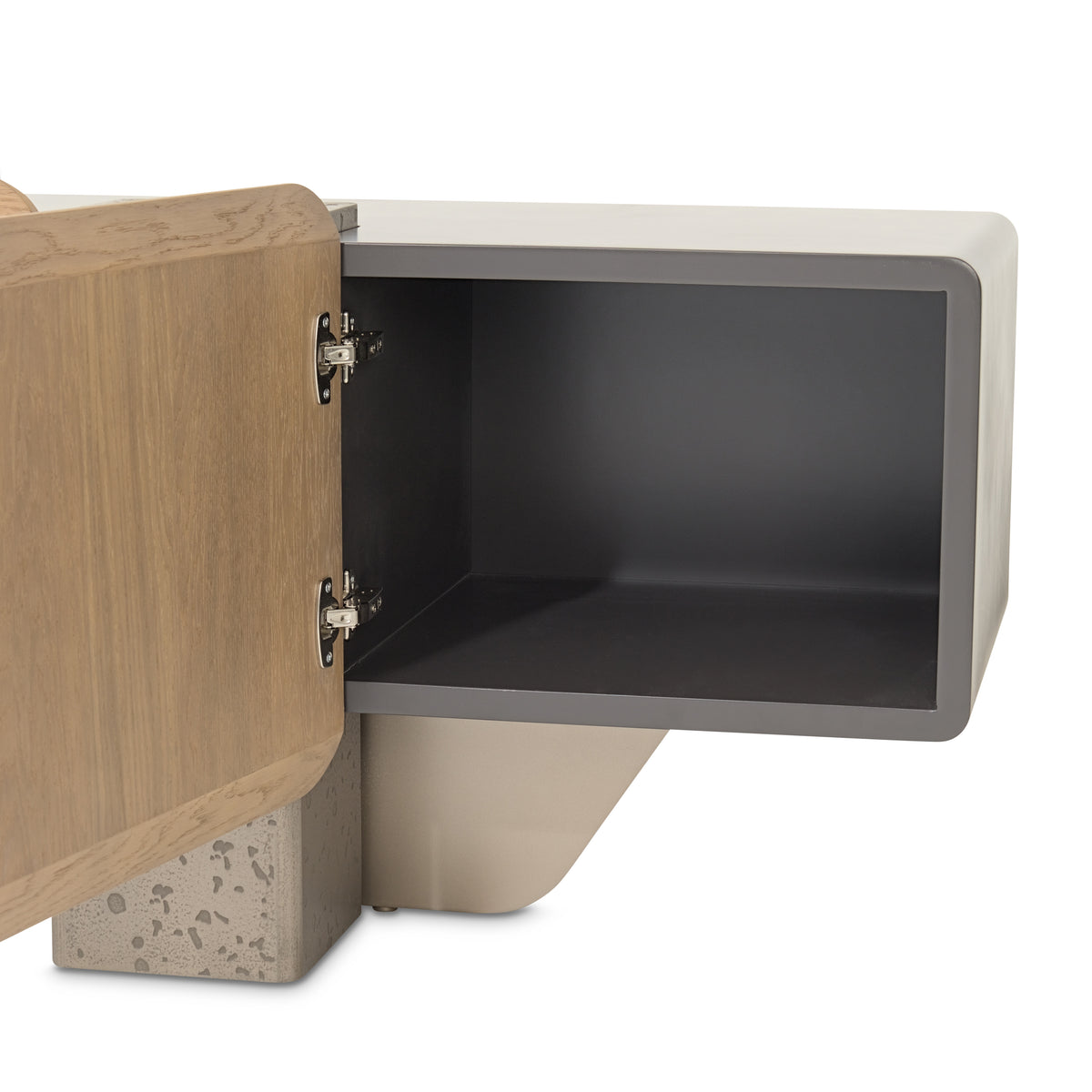 Bristol Point Saddle Brown Media Cabinet