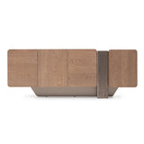 Bristol Point Saddle Brown Console Table