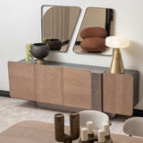 Bristol Point Saddle Brown Console Table