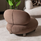 Bristol Point Saddle Brown Accent Chair
