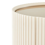 Lisbon Silken Matte Cream Console Table