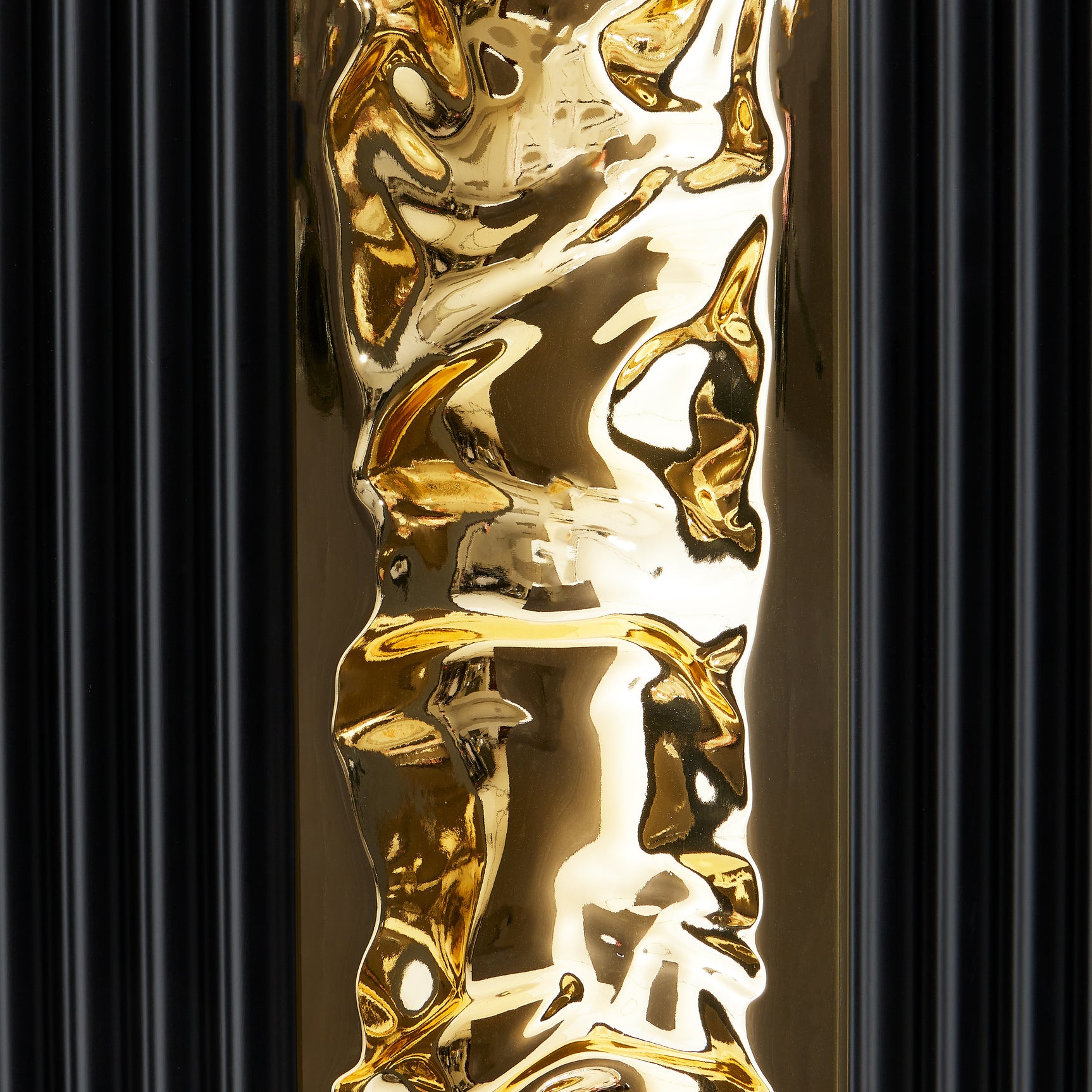 Lisbon Silken Matte Black Console Table