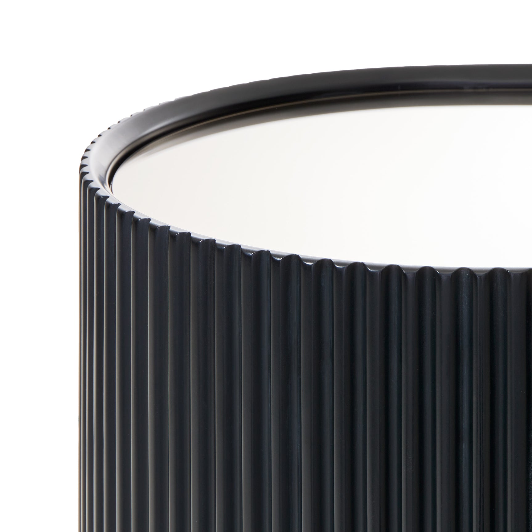 Lisbon Silken Matte Black Console Table