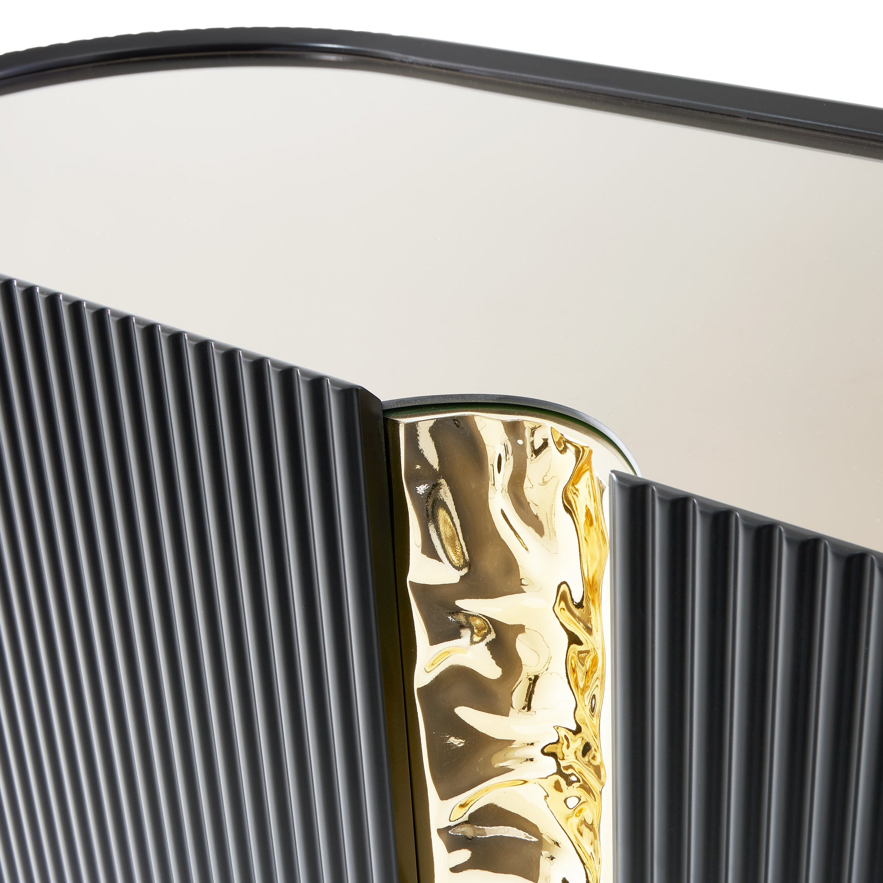 Lisbon Silken Matte Black Console Table