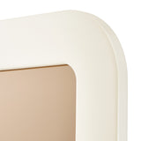 Lisbon Silken Matte Cream Wall Mirror