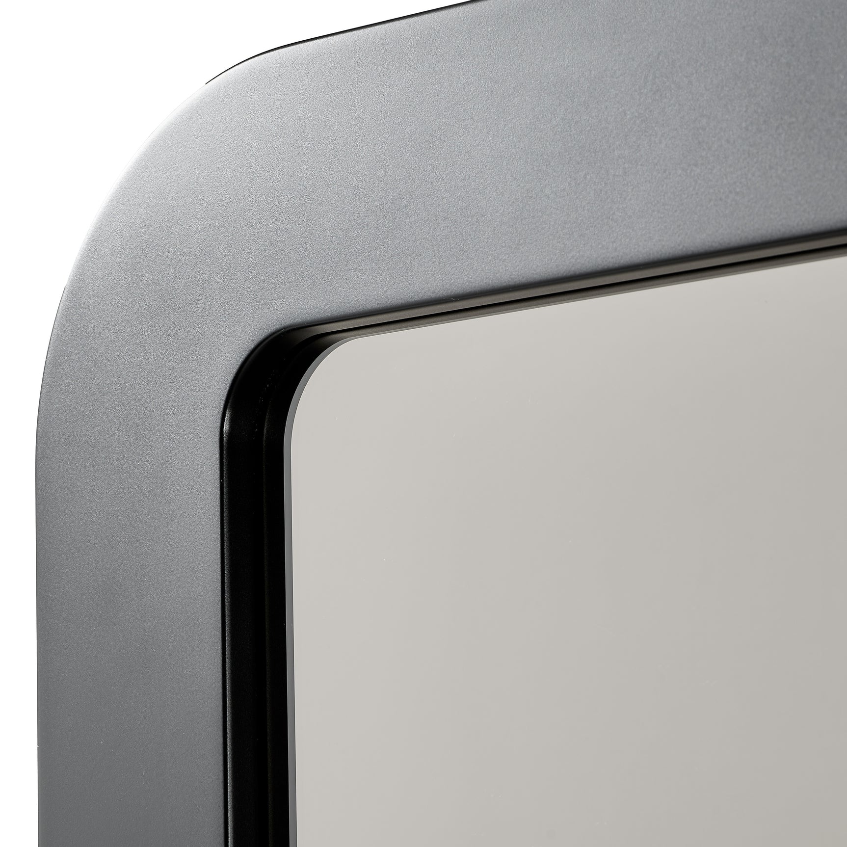 Lisbon Silken Matte Black Wall Mirror