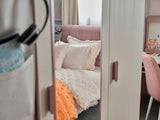 Linda Pink/White 3 Door Wardrobe