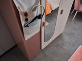 Linda Pink/White 3 Door Wardrobe