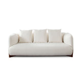 Link Ivory Fabric Sofa - Ornate Home
