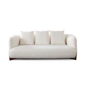 Link Ivory Fabric Sofa - Ornate Home