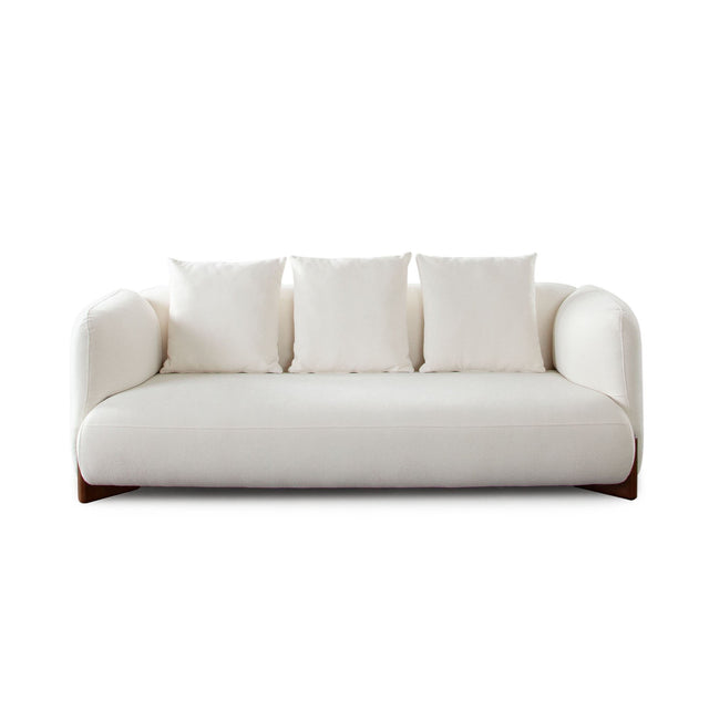Link Ivory Fabric Sofa - Ornate Home