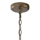 Valka Bronze 6 Light Crystal Chandelier