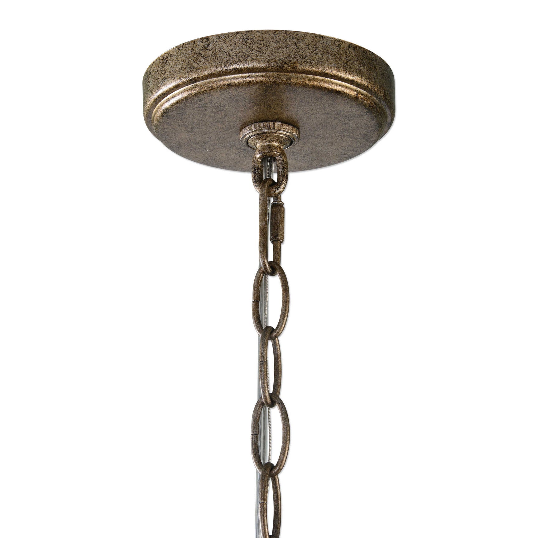 Valka Bronze 6 Light Crystal Chandelier