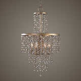 Valka Bronze 6 Light Crystal Chandelier