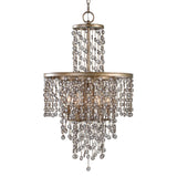 Valka Bronze 6 Light Crystal Chandelier